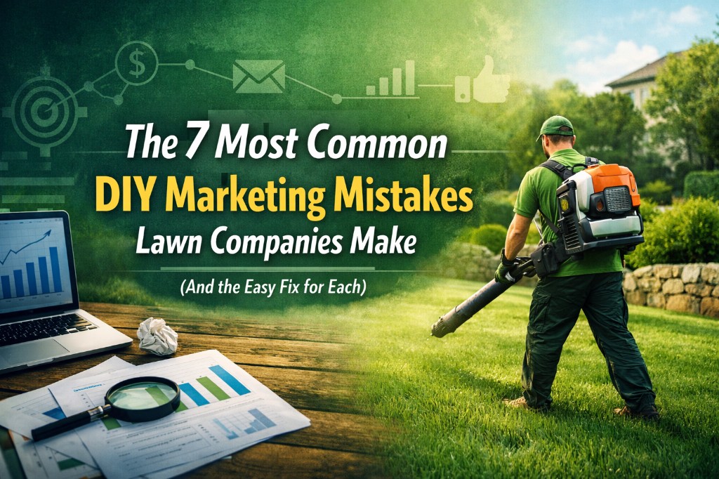 Seven common DIY marketing mistakes lawn companies make and how to fix them
