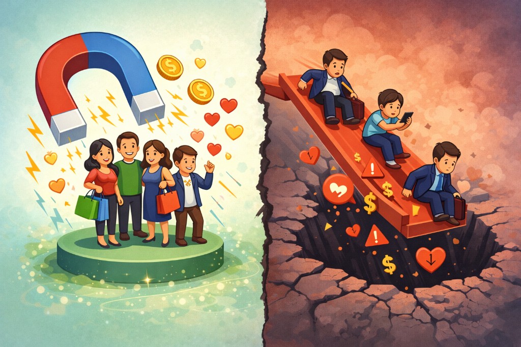 Customer retention versus churn for lawn and landscape recurring revenue